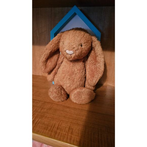 Jellycat Pecen Bashful Bunny Wooland Htf Rare